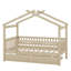 Lit en bois avec lit gigogne