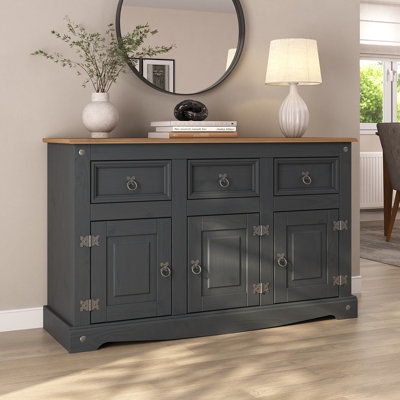 Aticus 125cm Solid Wood Sideboard
