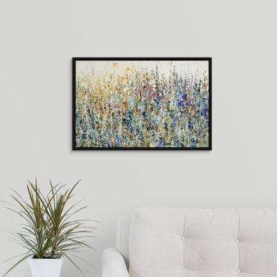 Thicket Wildflowers by Timothy O'Toole Painting Print on Canvas Wall Art