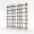 Lotus Large 7-Tier Walnut Color Room Division and Library Bookshelves-1129554748