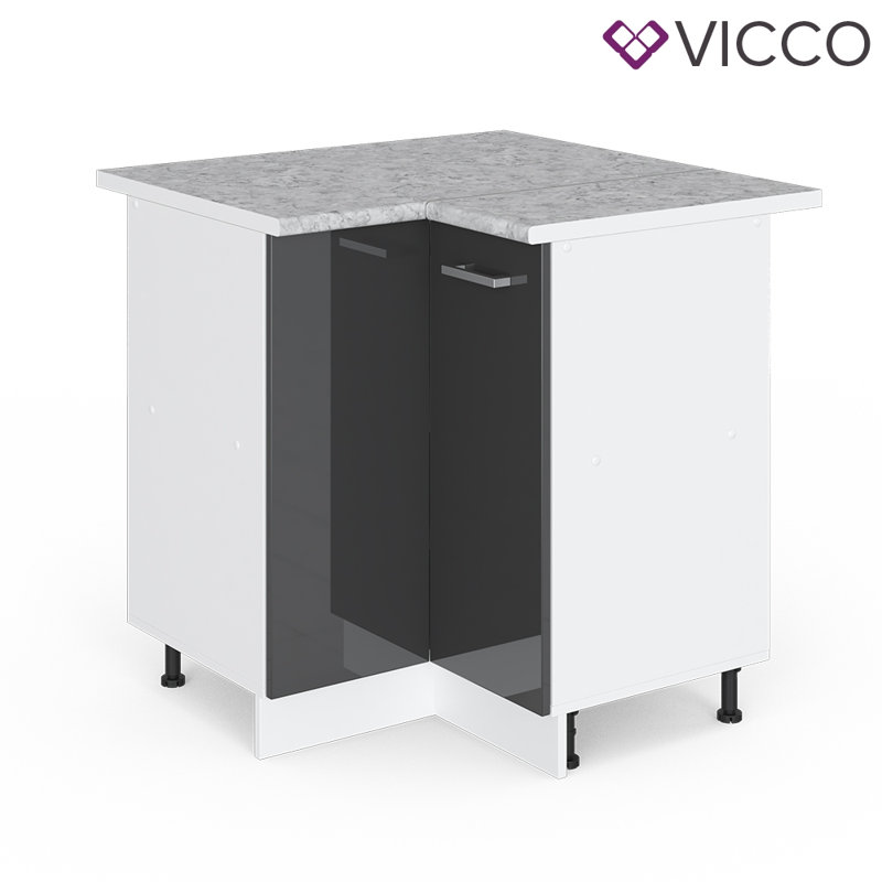 Mecnun 81.6 cm H Base Unit, Anthracite