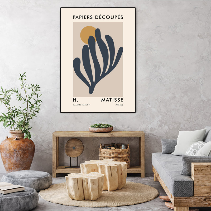 «Papiers Découpés I», toile encadrée, H 32 po x l 24 po