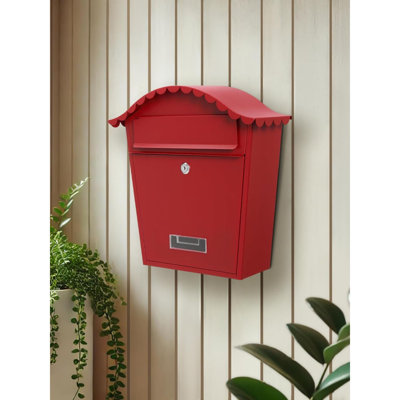 Cartegena Steel Wall Mounted Post Box