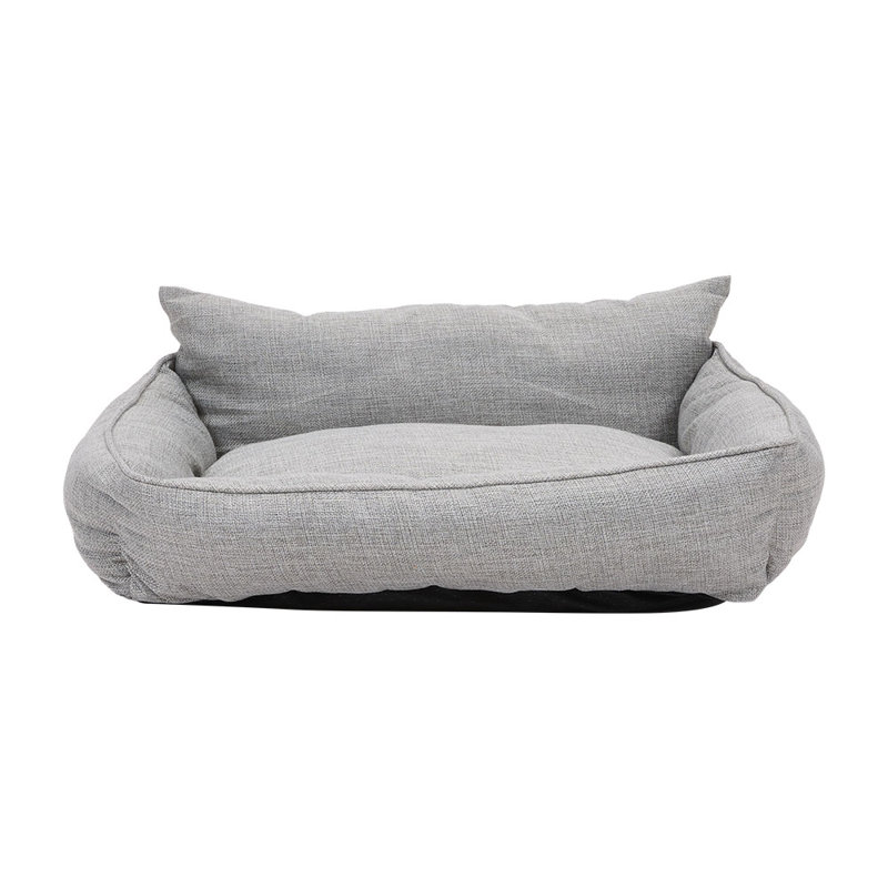 Polyester Pet Bed, 22cm H x 53cm W x 46cm D, Grey