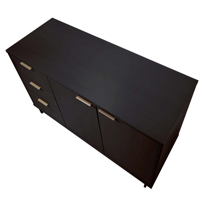 Granville 55" Sideboard In Black, Black