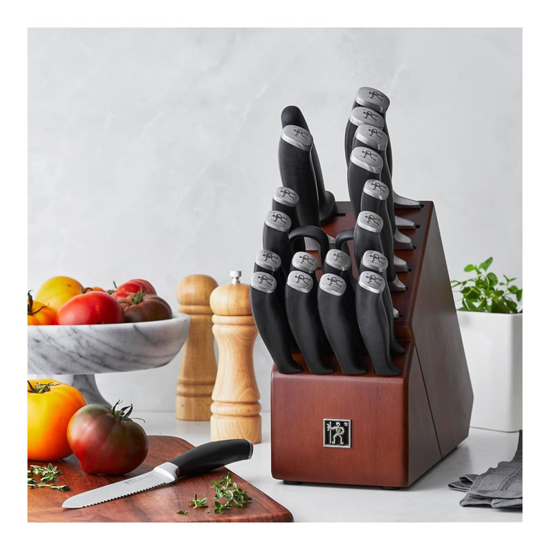 Ensemble de blocs de couteaux HENCKELS Elan, 20 pièces, noir
