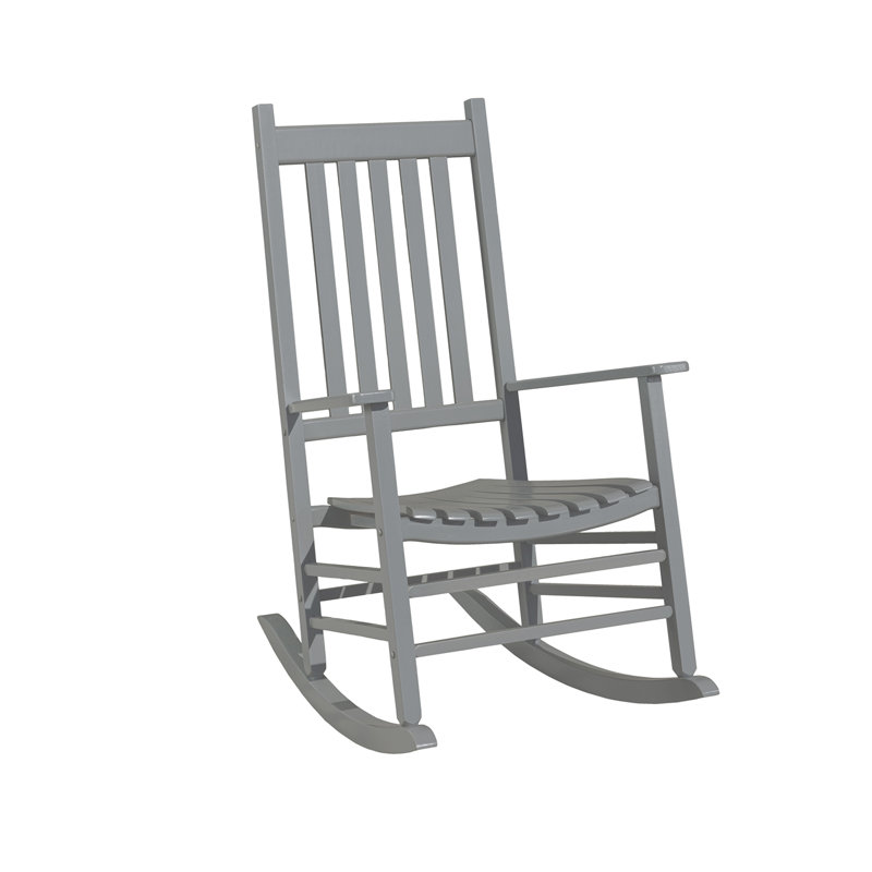 Chaise berçante Anabiya, gris