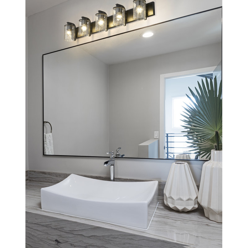 Goodlett 5 - Light Dimmable Vanity Light, Matte Black