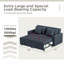 Borchert 2 Seater Fabric Sofa Bed-920074353