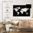Aliaz White Contrast World Map-108127477