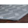 Metro-Velvet Geometric Area Rug in Blue