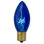 Paquet de 4 ampoules bleues de remplacement transparentes C9
