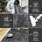 Hallway Rug - Black Kitchen Rugs Non Slip Washable Soft Touch Carpet Runner Rug Stylish Rug Runner Home Kitchen-1375988702