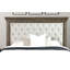 Traditional King Size Bed with Storage Footboard Bench and Padded Headboard