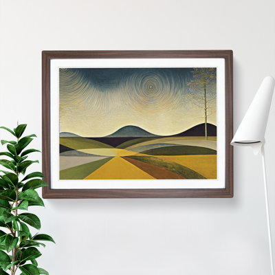 Showstopping Spring Meadow Landscape - Framed Print