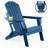 Uniopolis Foldable Outdoor Adirondack Chair-1559222022