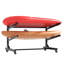 Support de rangement à 2 niveaux pour kayaks en métal - Support réglable robuste pour kayak, SUP, canot et planche