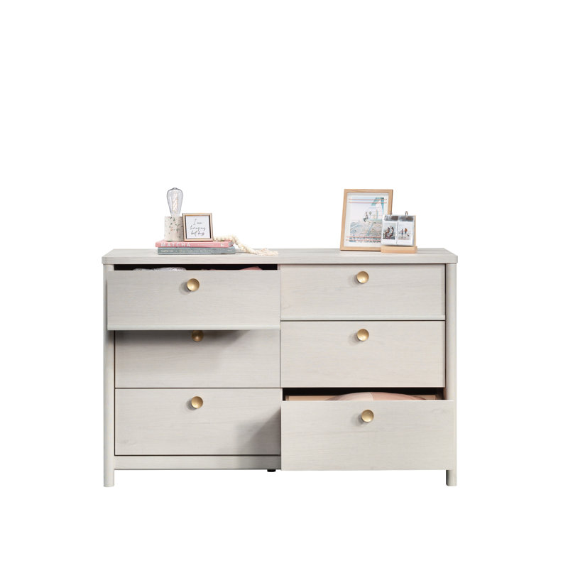 Ayva 50.95'' W 6 - Drawer Dresser, Glacier Oak