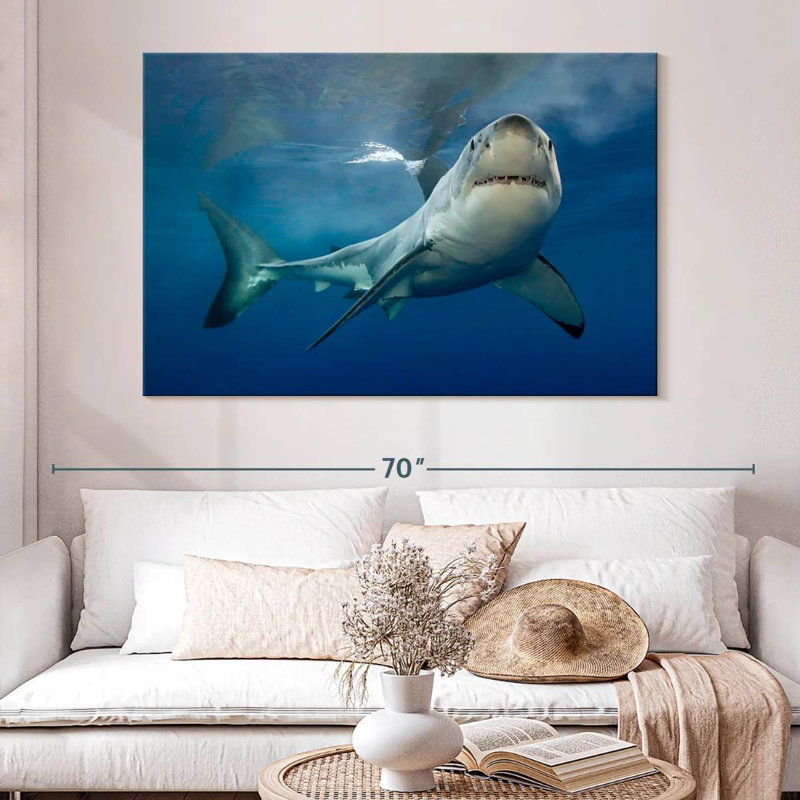 Brampt Shark Pursuit, 34" H x 51" W