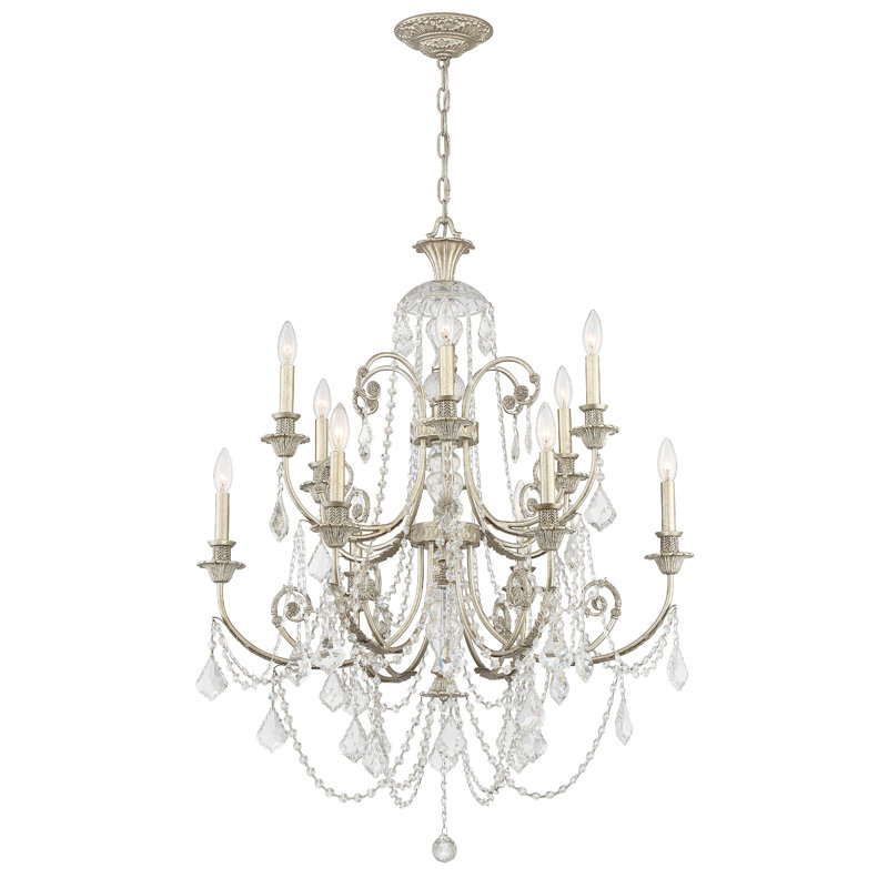 Lustre classique / traditionnel à 6 lumières de style bougie Frida