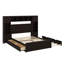 Queen Size Wooden Bed With Cabinet, Shelf And Sockets,Twin XL Trundle-36604630