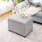 24” Fabric Storage Ottoman Bench-562153924