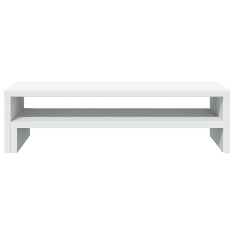 Beesan Manufactured Wood Monitor Stand, White