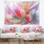 Tapisserie à motif floral peint-28488956
