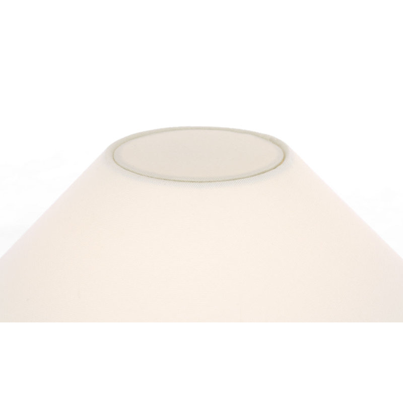 Lindo 14" Accent Lamp with Linen Shade, Moonwhite