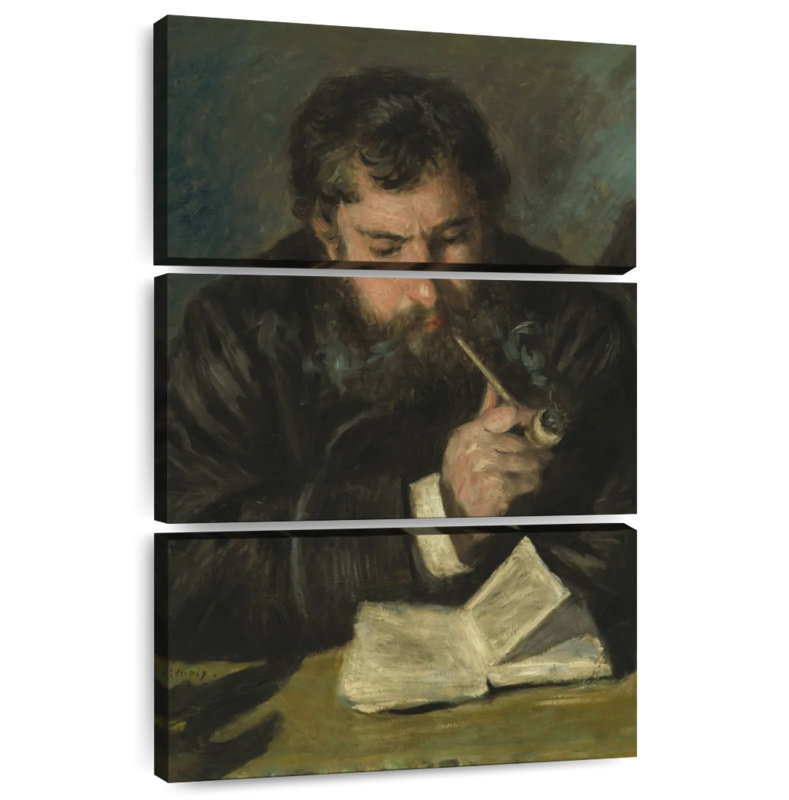 Portrait de Leisha Monet par Renoir, H 32 po x l 20 po