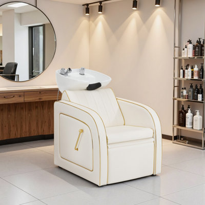 Chaise de lavabo en shampooing en céramique Shampoo Barber