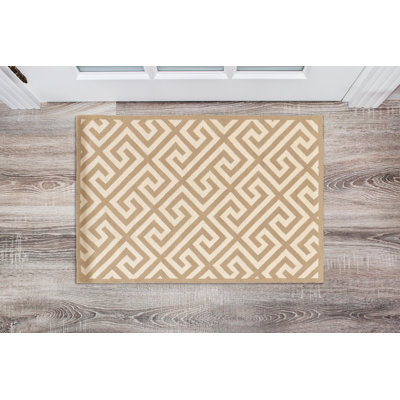 Hand Hooked Wool Geometric Indoor Rug