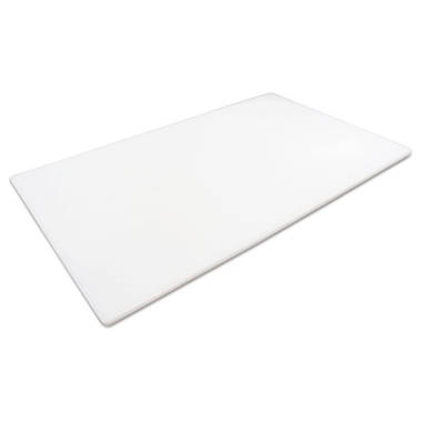 Kitchenaid Classic Nonslip Plastic/Poly Cutting Board, 12x18-inch, White