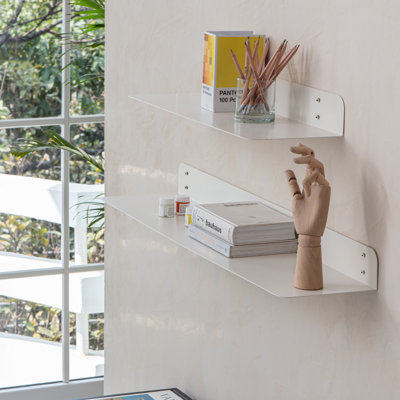 2 Piece Metal Bracket Shelf