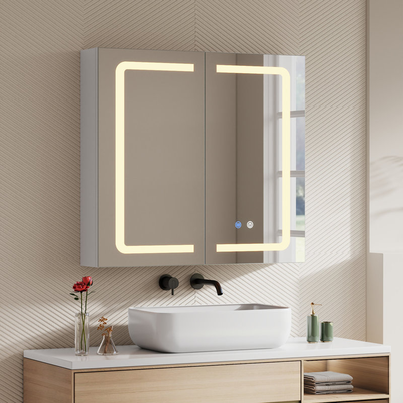 Mirrored Bathroom Cabinets with Mirror
