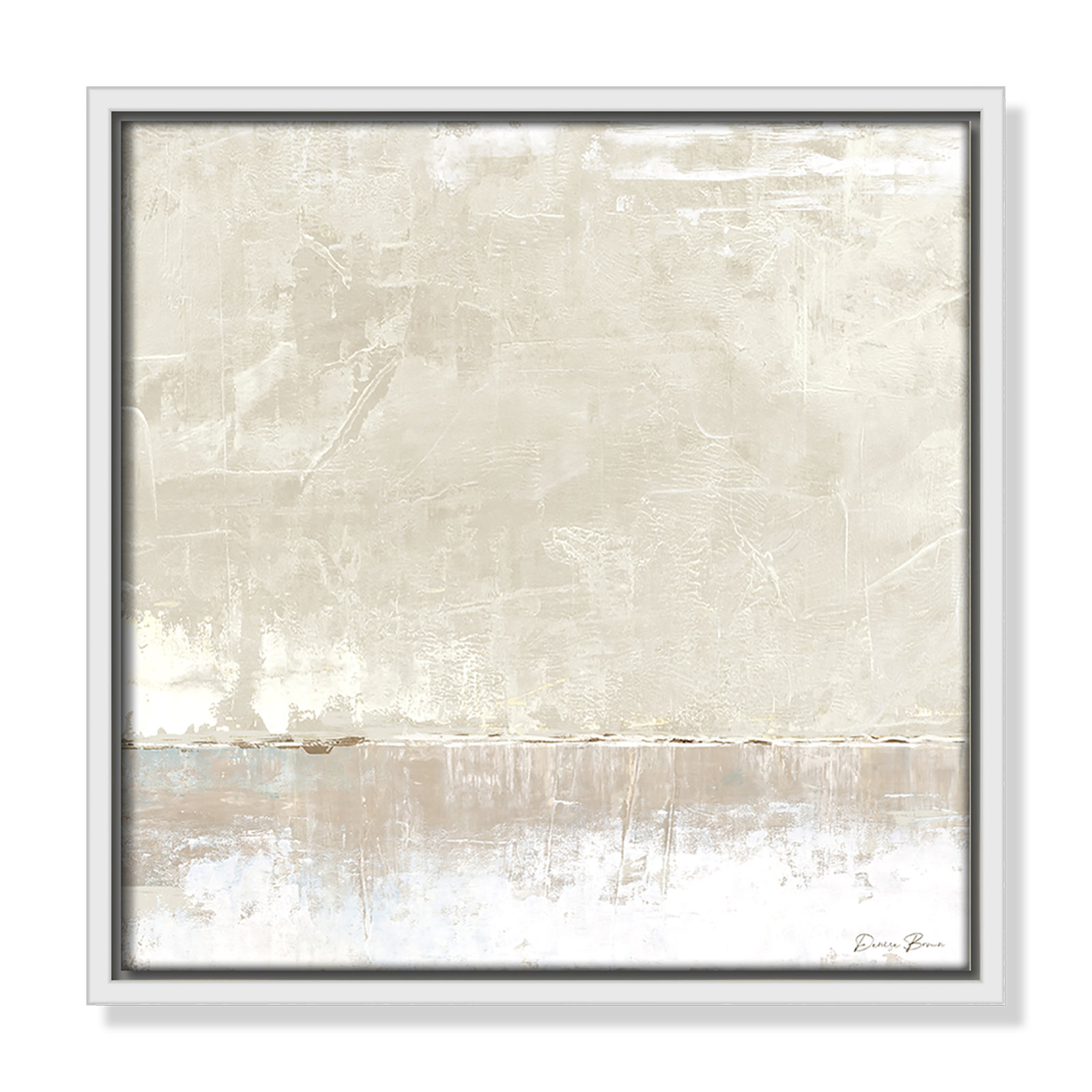 Delevan "Better Days" Print, 13.5" H x 13.5" W, White