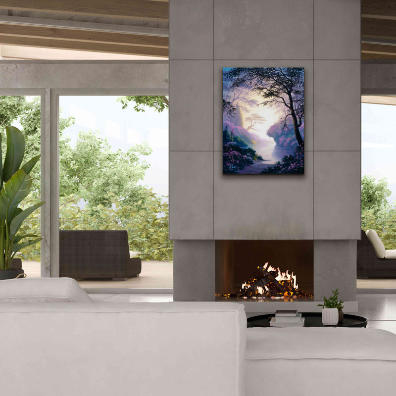 «2284T0» par Anthony Casay, reproduction sur toile sans cadre, L 26 po x H 34 po