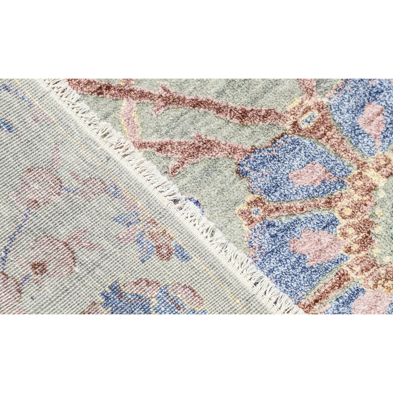 Hand-Knotted High-Quality Multi-Colored Area Rug