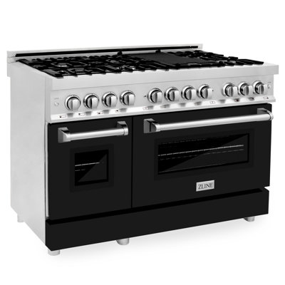 ZLINE 48" Legacy Dual Fuel Range w/ 7 Burner Gas Cooktop and 2 Electric Ovens