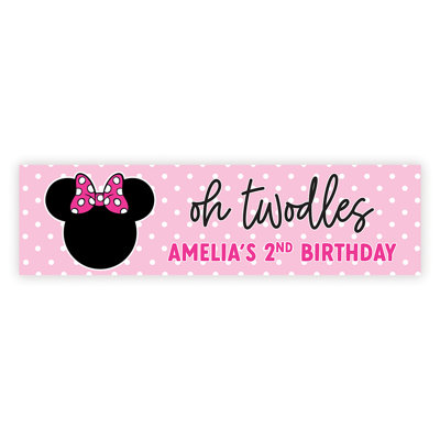 Bannière d'anniversaire en papier