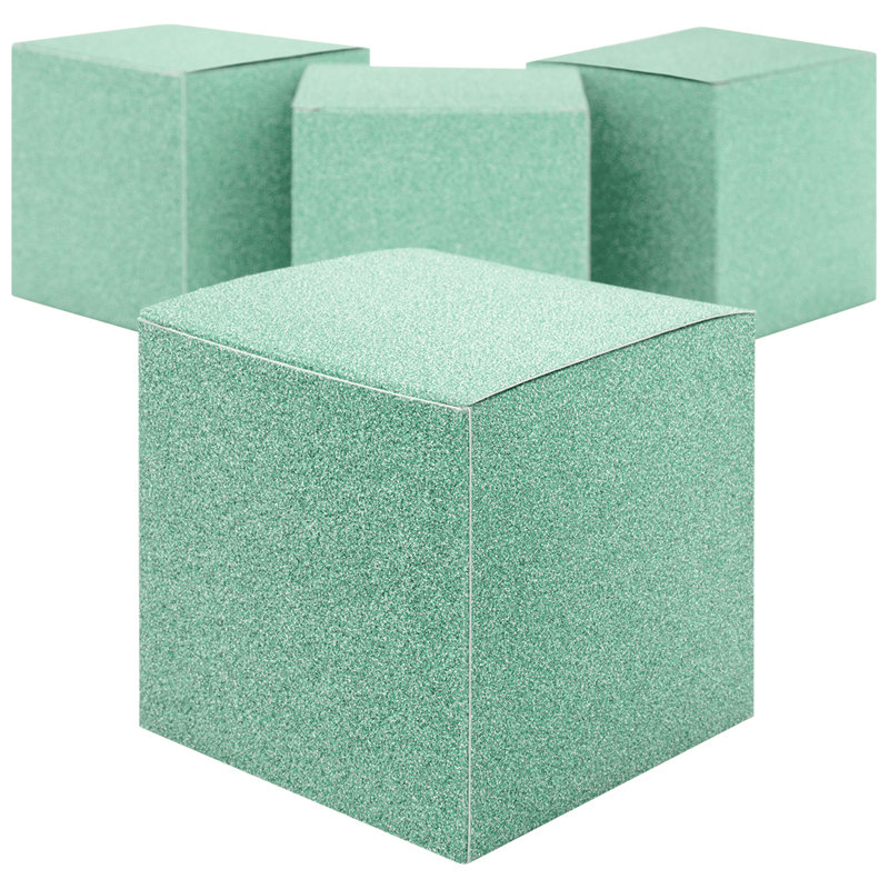 Boîte de glissement de don paillettes, Bleu