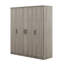 Armoire 4 portes avec 1 tiroir Modern Minimalist
