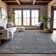 Premium Machine Washable Ducote AMF1137 Global Rug