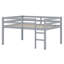 Lit mezzanine en bois avec échelle-2062081762