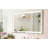 Metal Flat Wall Mirror with Shelves-244957131-244957128