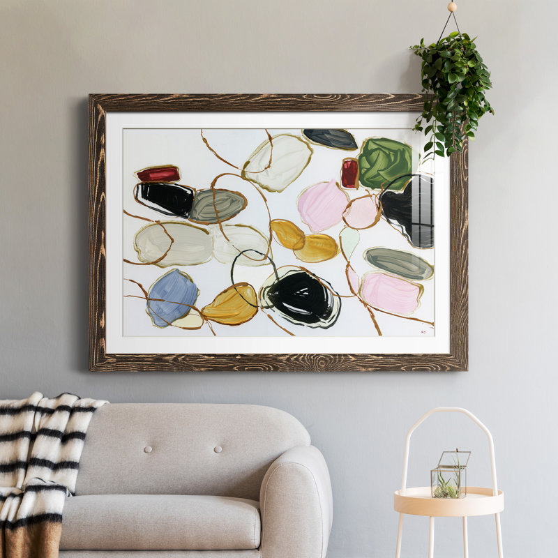 Versailles Treasures - peinture encadrée, H 31,5 po x l 23,5 po x P 1,5 po, Encadré de bois de noyer