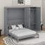 Grand lit escamotable avec placard