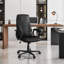 Fauteuil de direction à dossier moyen, noir