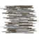 Random Sized Glass Linear Mosaic Wall Tile