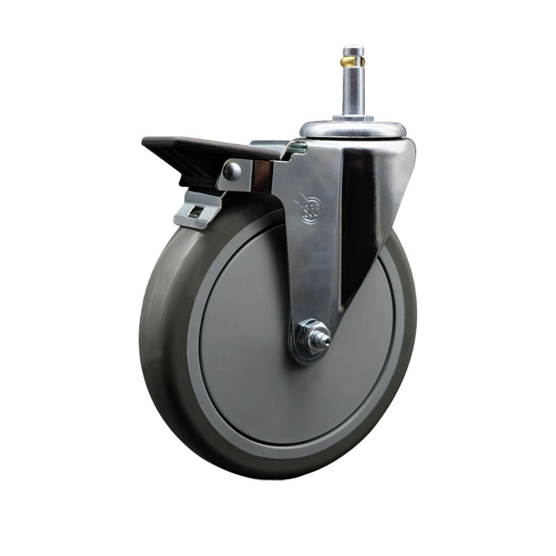 Polyurethane Swivel Grip Ring Stem Caster